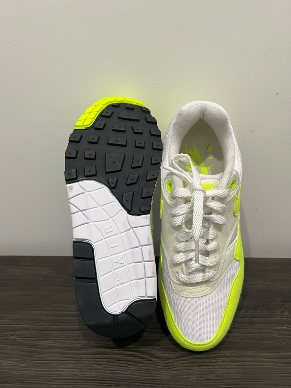 Nike Women's White & Neon Yellow Low-Top Sneakers - Picture 6 of 8